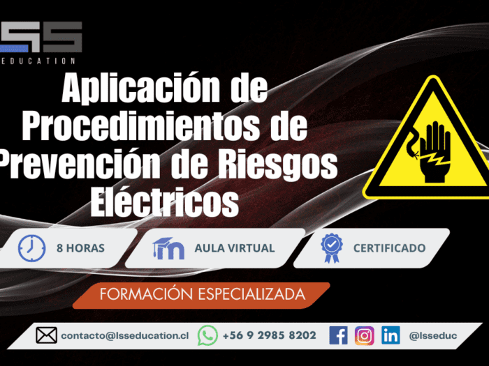 Aplicación de procedimientos de prevención de riesgos eléctricos