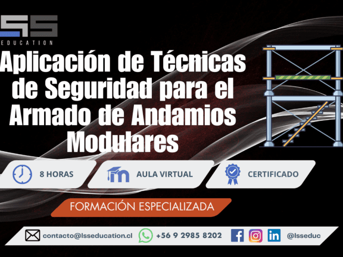 Aplicación de técnicas de seguridad para el armado de andamios modulares