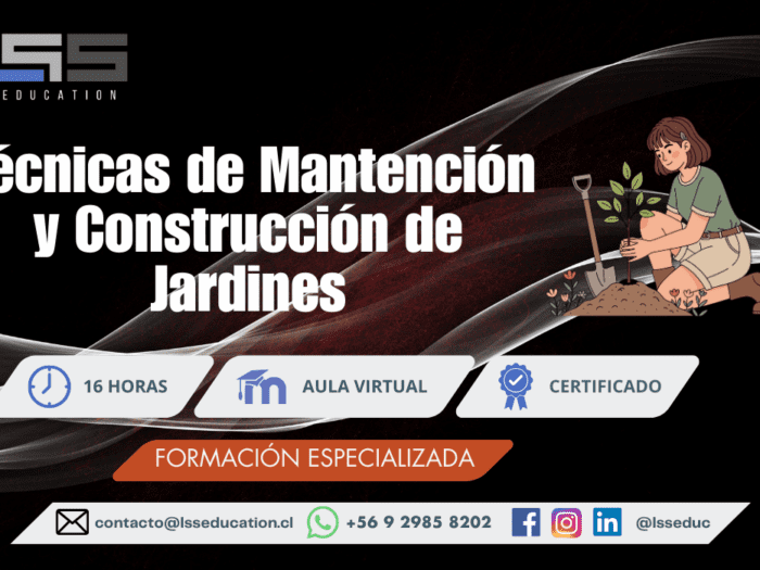 Técnicas de Mantención y Construcción de Jardines